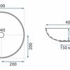 Countertop Basin Rea Juliana Brown