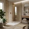 Душевой поддон Rea Belmond White 90x120 Chrome Chrome