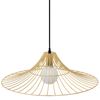 Lampada Da SoffittoPensile Piatto Rotondo Loft Oro APP499-1CP