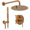 Juego de ducha oculto Rea Lungo Copper + BOX