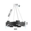 Lampe suspendue black APP1561-6CP