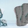 Stroller insulated muff – Grey-Mint