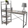 Big Industrial Desk Shelf with Rack LOFT ACCENT-16