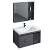 Conjunto de muebles de baño con lavabo Paris 60cm Grey
