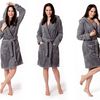 Bathrobe Dressing-gown DIAMOND Grey S/M