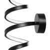 SIENINĖ LAMPA LED SIENINĖ LAMPA SPRING APP826-W Black MATT