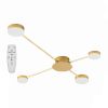 LAMPA DE PLAFON MODERNA GOLD 4-ARM LED APP520-4C