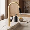 Смеситель кухонный Rea SOUL Gold Black