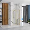 Shower doors Rea Alex 90 Gold Brush