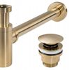 Waschbecken-Siphon Klik-Klak Universal REA Gold MAT