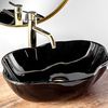 Lavabo sobre encimera Rea Pearl Black