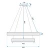 Lampa LED G046-2CP CHROME
