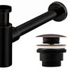 Siphon de lavabo REA Old Black