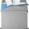 bedspread quilted Diamante L.Grey / Blue