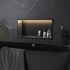 ĮMONTUOJAMA VONIOS LENTYNA LED 30x60 black