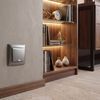 Presa singola con messa a terra e coperchio con cornice OSTE JNH005-G Grey