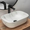 Lavabo sobre encimera Rea Belinda Marble Marmur Mat