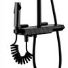 Shower set with thermostatic mixer REA ROB Black