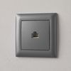 Presa RJ45 con Cornice OSTE JNH010-S GREY