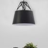 Lampa Sufitowa Wisząca Metalowa APP422-1CP Czarna