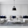 Lampa Sufitowa Wisząca Metalowa APP422-1CP Czarna