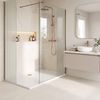 shower tray Rea Belmond White 80x100 Brush Copper