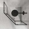 Shower enclosure Rea DIAMOND BLACK MAT 90x90