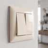 Single socket frame OSTE JNH013-1F Beige