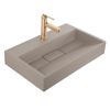 Vasque en conglomérat Rea GOYA TAUPE 50CM + piètement