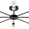 Lampe Spider 8 Black Gold APP502-8C