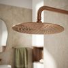 Kulatá dešťová sprcha REA JS-P014BRG 25cm Brush Copper
