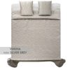 Colcha de cama Verona Satin + Fundas de almohada Silver Steel