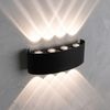 Applique murale de façade LED JNH041-8G Black