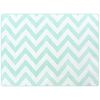 Tapis en peluche Clover Zig Zag Mint