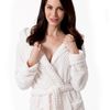 Bathrobe Dressing-gown DIAMOND Ecru L