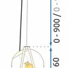 Lampa wisząca APP1088-1CP Złota