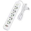 Prelungitor Multipriză 5 prize + 2x USB-A + USB-C JNH022-5A White