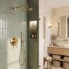 Kit de douche encastré Rea Lungo L. Gold + BOX