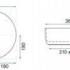 Countertop Basin Rea Sami