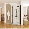 Shower enclosure REA Hugo Double Black 80x100