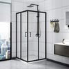 Shower enclosure Rea Vito Black Mat 80x80