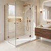 shower tray Rea Belmond White 90x120 Brush Copper