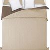 bedspread- quilted/double-sided Diamante Brown / Beige