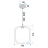 Люстра LED LHJ056-CP1 BRUSH GOLD