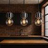 Lampa Sufitowa Wisząca Pojedyncza Loft APP594-1CP CHROM