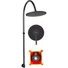 Surface-mounted Shower system Lugano Black Rea +BOX