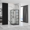 shower enclosure Rea Concept Black 80x80