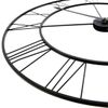 Настенные часы в стиле лофт Round Черный 50 см CFZL-CL-50