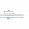 Светильник настенный LED 7W 55 APP362-1W Chrome