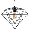 Závesná lampa DIAMOND METAL LOFT APP563-1CP čierna